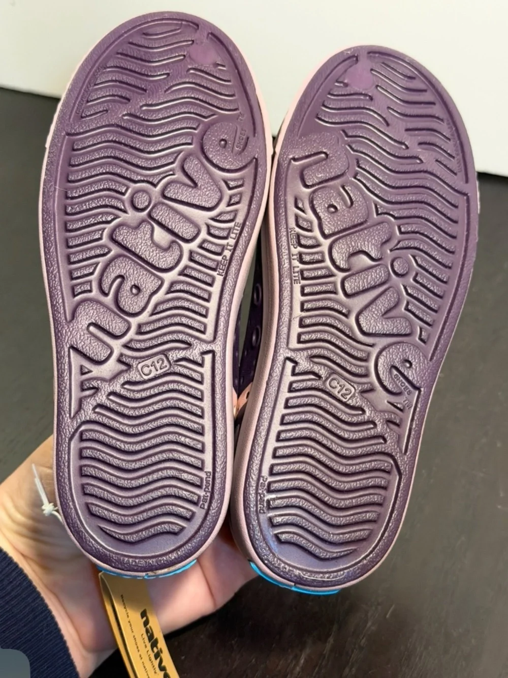 Native Jefferson Block Shoe Cosmic Purple/Pink Little Kids C12